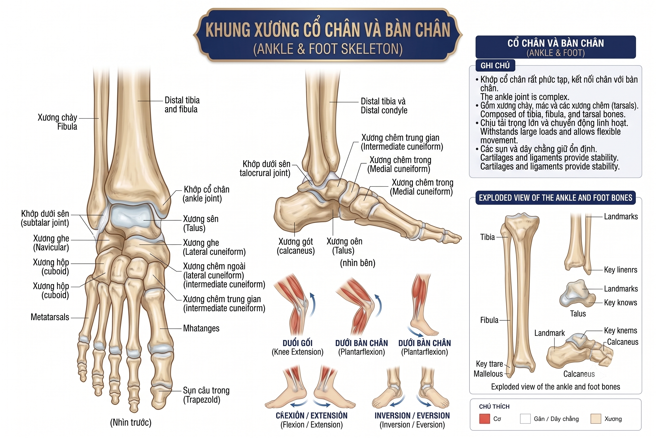 Cổ chân & Bàn chân