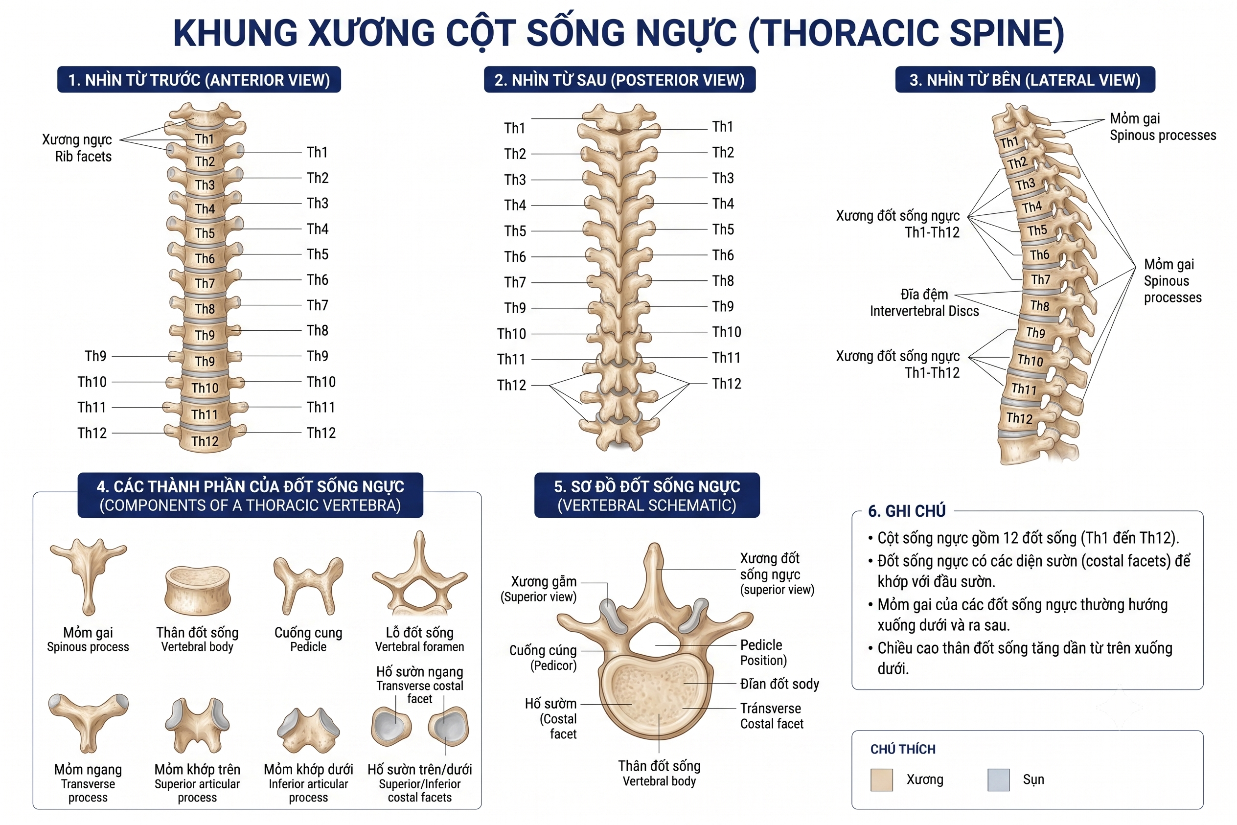Cột sống ngực